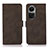 Custodia Portafoglio In Pelle Cover con Supporto D01Y per Oppo Reno10 5G Marrone