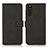 Custodia Portafoglio In Pelle Cover con Supporto D01Y per Sony Xperia 10 III Nero