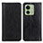 Custodia Portafoglio In Pelle Cover con Supporto D03Y per Motorola Moto Edge (2023) 5G Nero