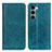 Custodia Portafoglio In Pelle Cover con Supporto D03Y per Motorola Moto Edge S30 5G Verde