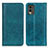 Custodia Portafoglio In Pelle Cover con Supporto D03Y per Nokia C210 Verde