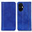 Custodia Portafoglio In Pelle Cover con Supporto D03Y per Oppo K11x 5G Blu