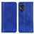 Custodia Portafoglio In Pelle Cover con Supporto D03Y per Oppo Reno8 T 4G Blu