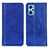 Custodia Portafoglio In Pelle Cover con Supporto D03Y per Realme GT Neo 3T 5G Blu