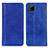 Custodia Portafoglio In Pelle Cover con Supporto D03Y per Realme Narzo 50i Blu