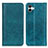 Custodia Portafoglio In Pelle Cover con Supporto D03Y per Samsung Galaxy M04 Verde