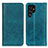 Custodia Portafoglio In Pelle Cover con Supporto D03Y per Samsung Galaxy S23 Ultra 5G Verde