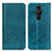 Custodia Portafoglio In Pelle Cover con Supporto D03Y per Sony Xperia PRO-I Verde