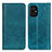 Custodia Portafoglio In Pelle Cover con Supporto D03Y per Xiaomi Poco M5 4G Verde