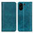 Custodia Portafoglio In Pelle Cover con Supporto D03Y per Xiaomi Redmi 13C Verde