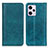 Custodia Portafoglio In Pelle Cover con Supporto D03Y per Xiaomi Redmi Note 12 Explorer Verde