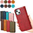 Custodia Portafoglio In Pelle Cover con Supporto D04T per Apple iPhone 13