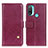 Custodia Portafoglio In Pelle Cover con Supporto D04Y per Motorola Moto E30 Viola