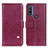 Custodia Portafoglio In Pelle Cover con Supporto D04Y per Motorola Moto G Pure Viola