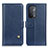 Custodia Portafoglio In Pelle Cover con Supporto D04Y per Oppo A74 5G Blu