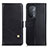 Custodia Portafoglio In Pelle Cover con Supporto D04Y per Oppo A74 5G Nero