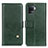 Custodia Portafoglio In Pelle Cover con Supporto D04Y per Oppo A94 4G Verde