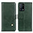 Custodia Portafoglio In Pelle Cover con Supporto D04Y per Oppo K9 5G Verde