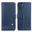 Custodia Portafoglio In Pelle Cover con Supporto D04Y per Oppo K9 Pro 5G Blu