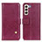 Custodia Portafoglio In Pelle Cover con Supporto D04Y per Samsung Galaxy S21 FE 5G Viola