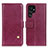 Custodia Portafoglio In Pelle Cover con Supporto D04Y per Samsung Galaxy S22 Ultra 5G Viola