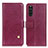 Custodia Portafoglio In Pelle Cover con Supporto D04Y per Sony Xperia 10 III Lite Viola