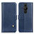 Custodia Portafoglio In Pelle Cover con Supporto D04Y per Sony Xperia PRO-I Blu