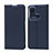 Custodia Portafoglio In Pelle Cover con Supporto D05T per Oppo Reno5 A Blu