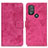 Custodia Portafoglio In Pelle Cover con Supporto D05Y per Motorola Moto G Play (2023) Rosa Caldo