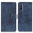 Custodia Portafoglio In Pelle Cover con Supporto D05Y per Motorola Moto G Pure Blu