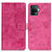 Custodia Portafoglio In Pelle Cover con Supporto D05Y per Oppo A94 4G Rosa Caldo