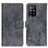 Custodia Portafoglio In Pelle Cover con Supporto D05Y per Oppo A94 5G Grigio