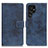 Custodia Portafoglio In Pelle Cover con Supporto D05Y per Samsung Galaxy S22 Ultra 5G Blu