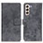 Custodia Portafoglio In Pelle Cover con Supporto D05Y per Samsung Galaxy S23 Plus 5G Grigio