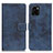 Custodia Portafoglio In Pelle Cover con Supporto D05Y per Vivo Y01A Blu