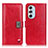 Custodia Portafoglio In Pelle Cover con Supporto D06Y per Motorola Moto Edge Plus (2022) 5G Rosso