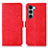 Custodia Portafoglio In Pelle Cover con Supporto D06Y per Motorola Moto G200 5G Rosso