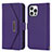 Custodia Portafoglio In Pelle Cover con Supporto D07T per Apple iPhone 13 Pro