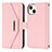 Custodia Portafoglio In Pelle Cover con Supporto D07T per Apple iPhone 14 Plus