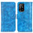 Custodia Portafoglio In Pelle Cover con Supporto D07Y per Oppo A94 5G Cielo Blu