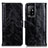 Custodia Portafoglio In Pelle Cover con Supporto D07Y per Oppo A94 5G Nero