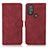 Custodia Portafoglio In Pelle Cover con Supporto D08Y per Motorola Moto G Play (2023) Rosso