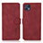 Custodia Portafoglio In Pelle Cover con Supporto D08Y per Motorola Moto G50 5G Rosso