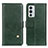 Custodia Portafoglio In Pelle Cover con Supporto D08Y per OnePlus 9RT 5G Verde