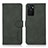 Custodia Portafoglio In Pelle Cover con Supporto D08Y per Oppo A55S 5G Verde