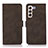 Custodia Portafoglio In Pelle Cover con Supporto D08Y per Samsung Galaxy S21 FE 5G Marrone