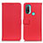 Custodia Portafoglio In Pelle Cover con Supporto D09Y per Motorola Moto E20 Rosso