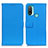 Custodia Portafoglio In Pelle Cover con Supporto D09Y per Motorola Moto E30 Cielo Blu