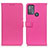 Custodia Portafoglio In Pelle Cover con Supporto D09Y per Motorola Moto G50 Rosa Caldo