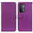 Custodia Portafoglio In Pelle Cover con Supporto D09Y per OnePlus Nord N200 5G Viola